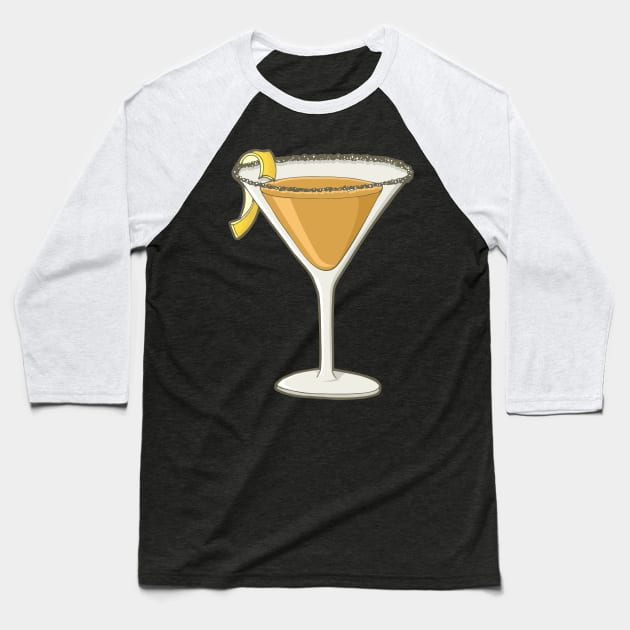 Sidecar Cocktail Baseball T-Shirt by sifis